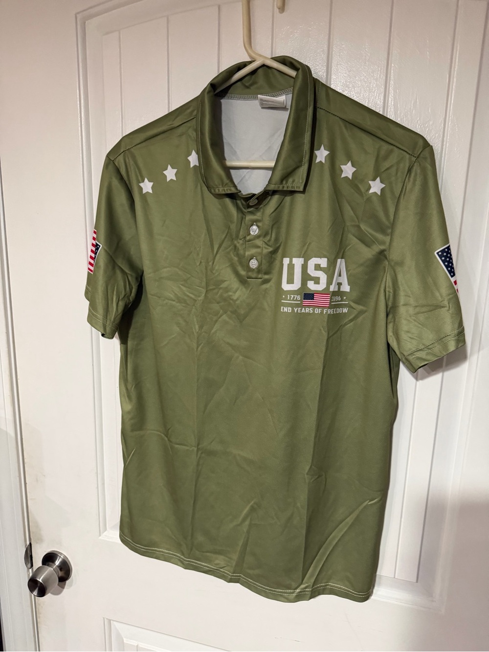 Men's patriotic USA 250th Anniversary Graphic Men's Polo